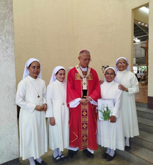 Sisters with the Bishop